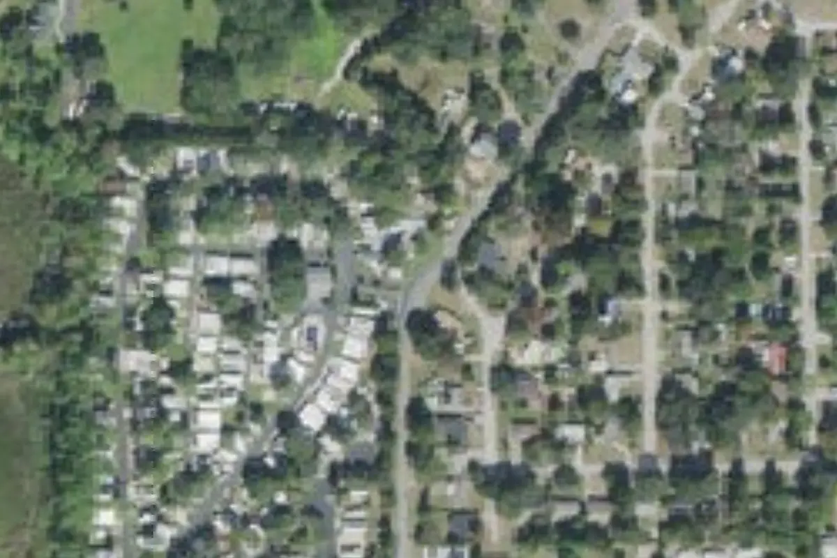 Aerial view of Woods-N-Water Trails RV Community