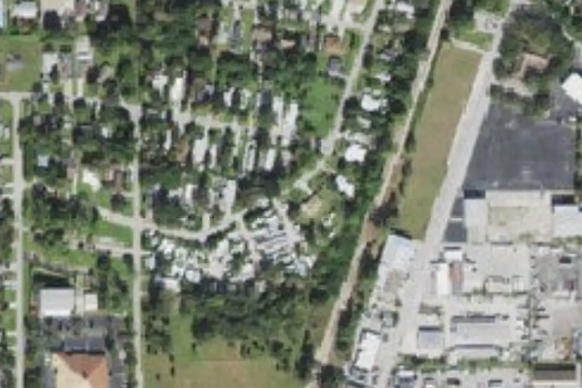 Aerial view of Bonita Springs MHP