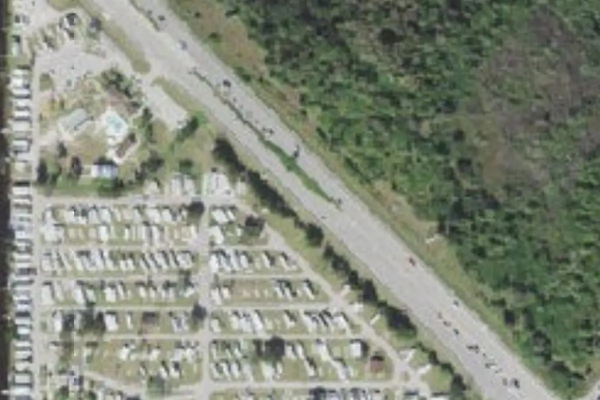 Aerial view of Fort Myers RV Resort