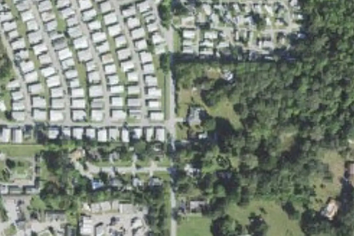 Aerial view of Fox Mobile Home & RV Park