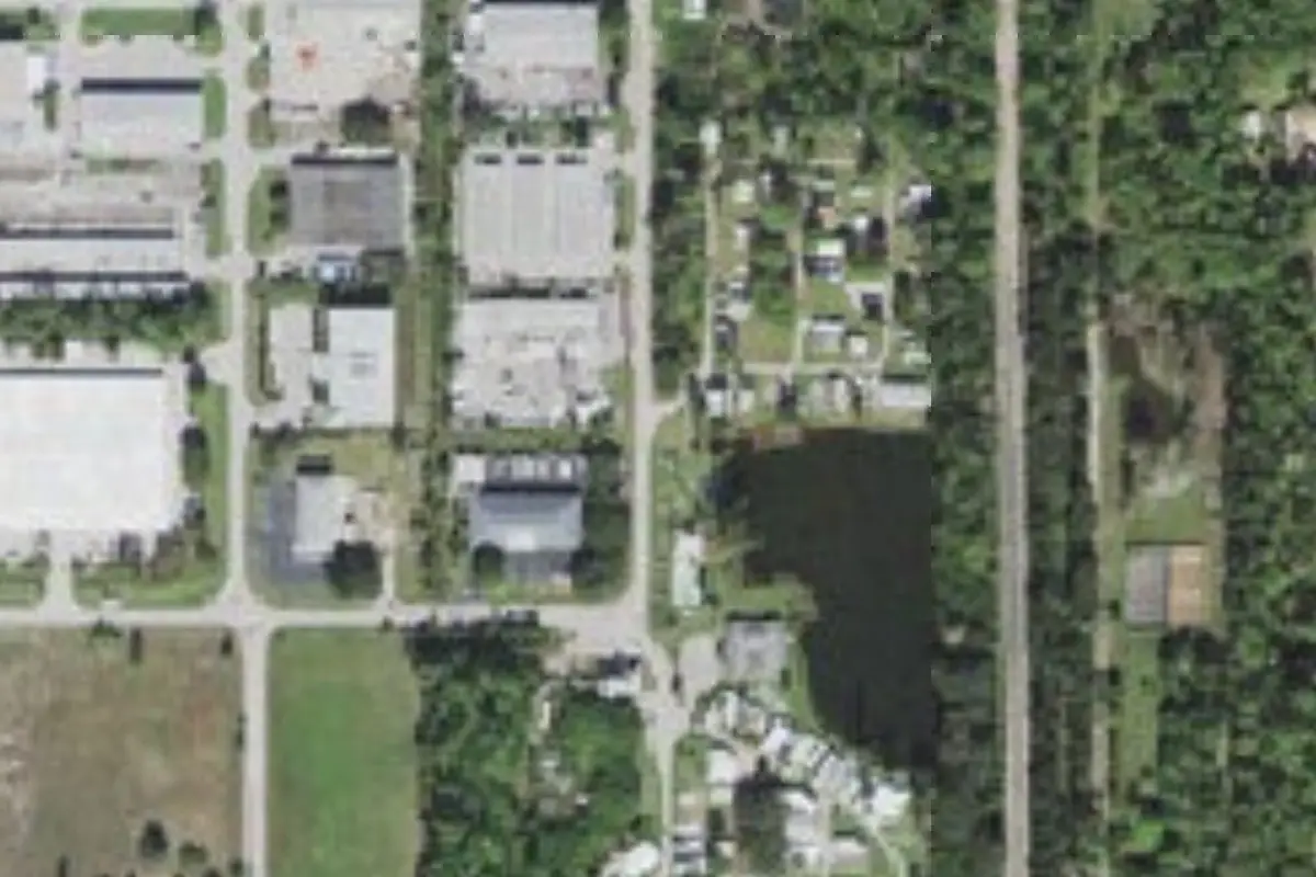 Aerial view of Gulf Coast Camping Resort