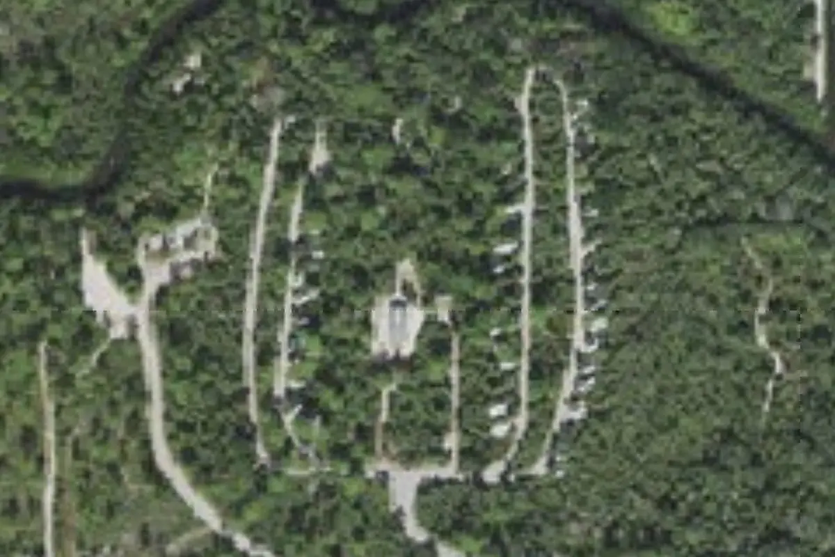 Aerial view of Koreshan State Park