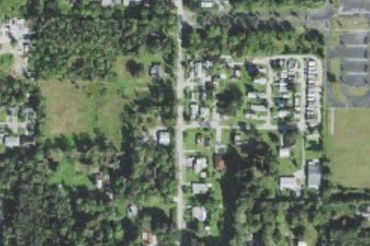 Aerial view of LaBonte's Garden RV Park
