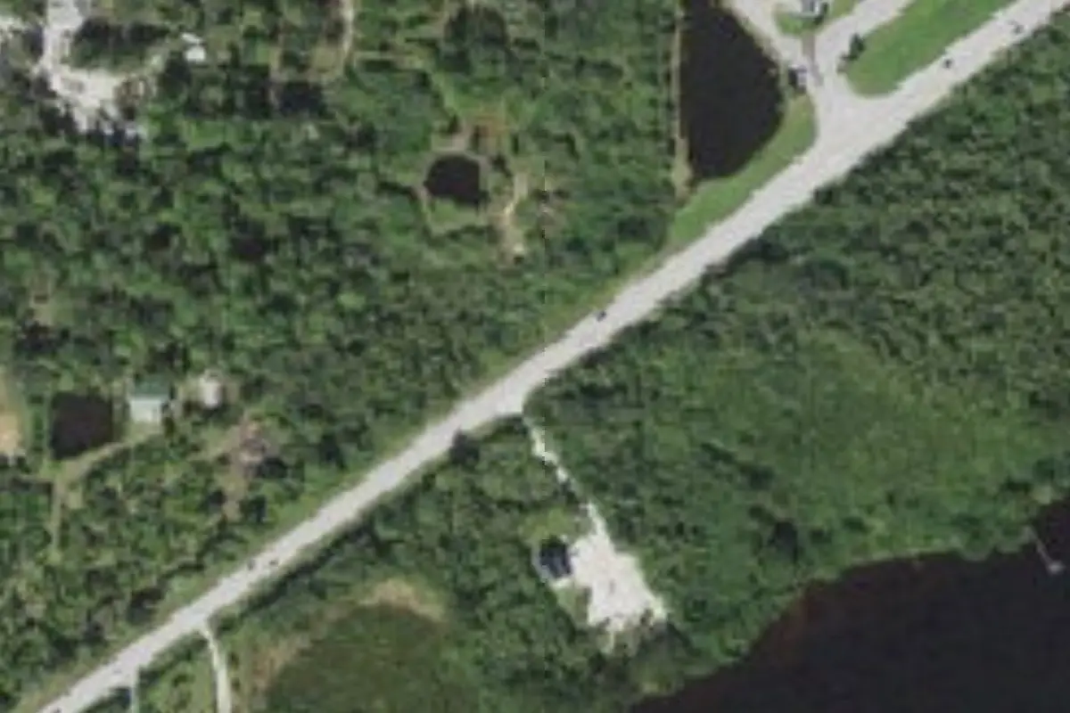 Aerial view of Lee Civic Center Campground