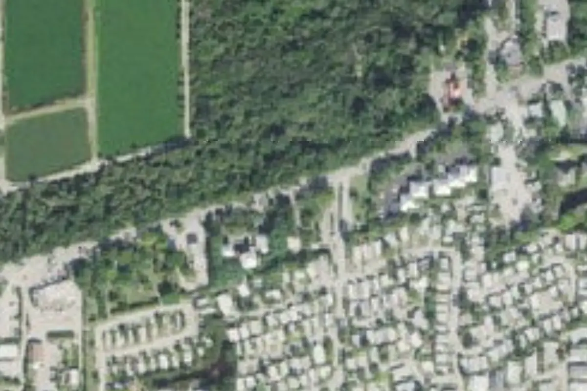 Aerial view of Periwinkle Park & Campground