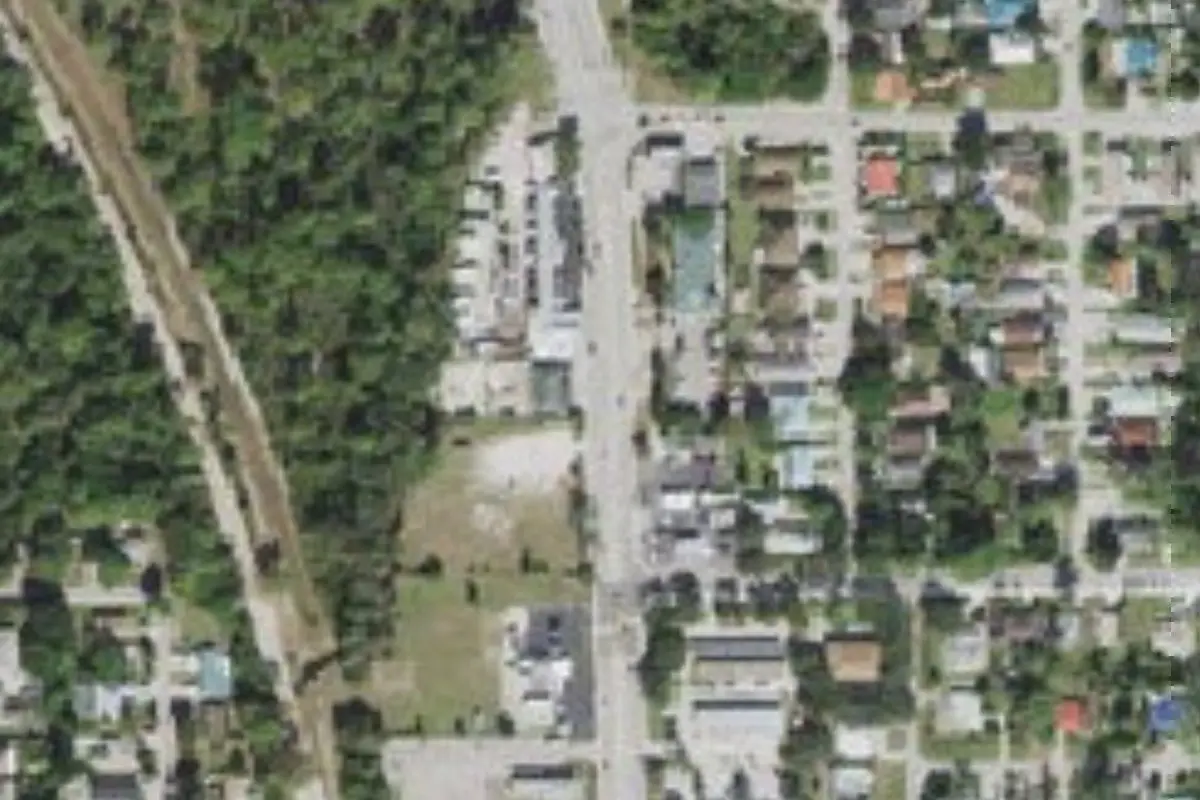 Aerial view of Ranch House Trailer Park