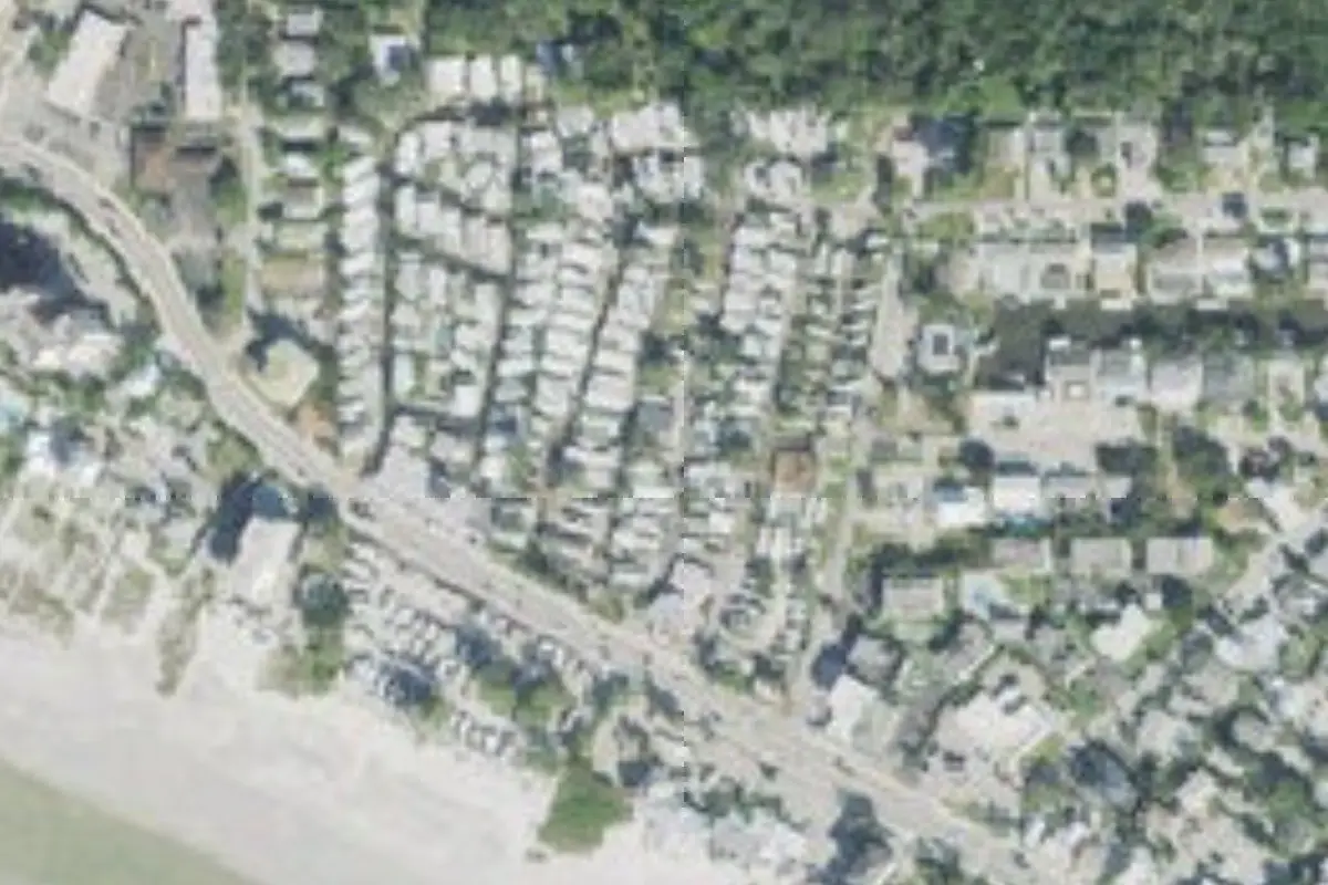 Aerial view of Red Coconut RV Resort
