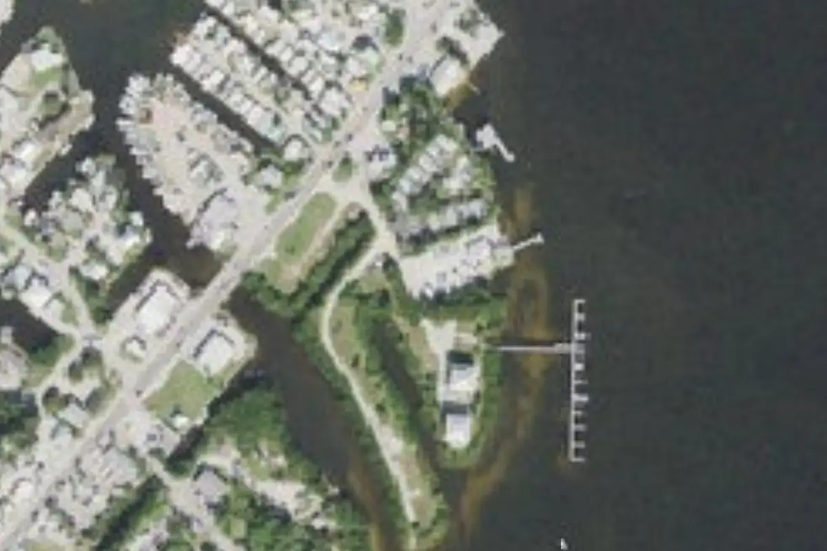 Aerial view of Sugar Sand Beach RV Resort