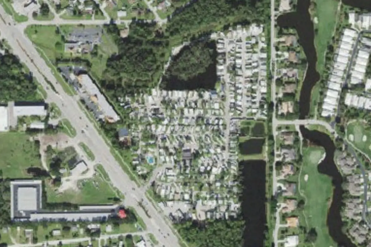 Aerial view of Sun Retreats Estero Bay