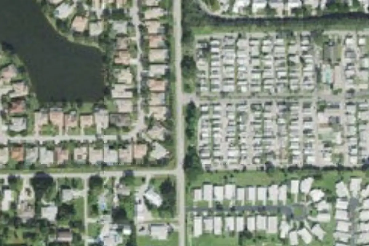 Aerial view of The Groves RV Resort (Groves RV and Mobile Home Community)