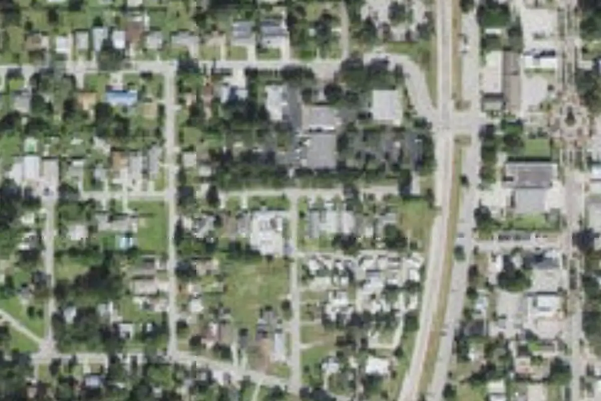 Aerial view of Tropical Trailer Park