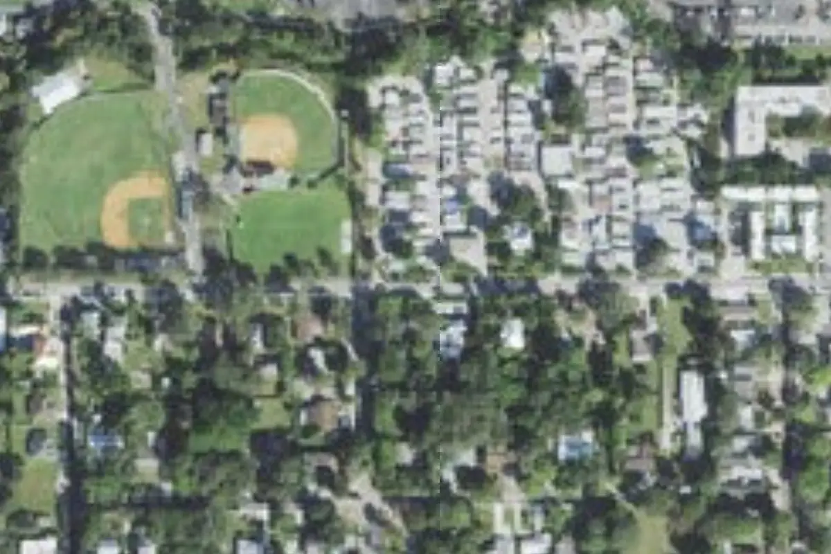 Aerial view of Tropical Trailer