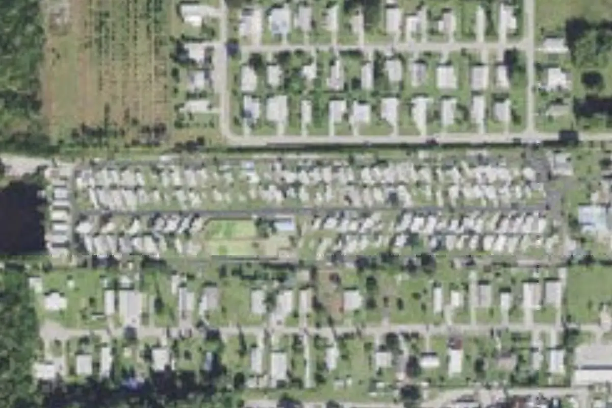 Aerial view of Tropical Waters RV Resort