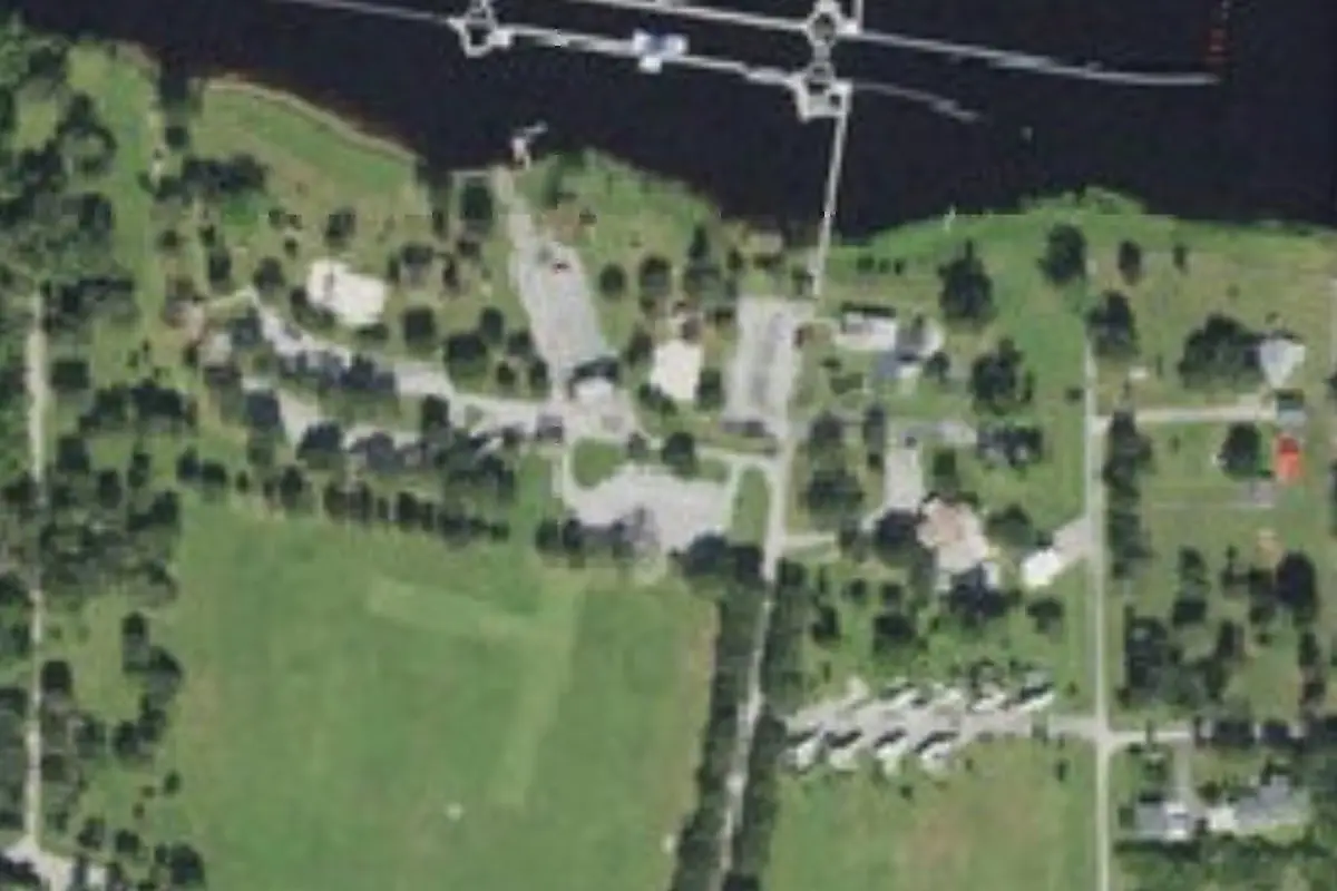 Aerial view of W.P. Franklin South Recreation Area