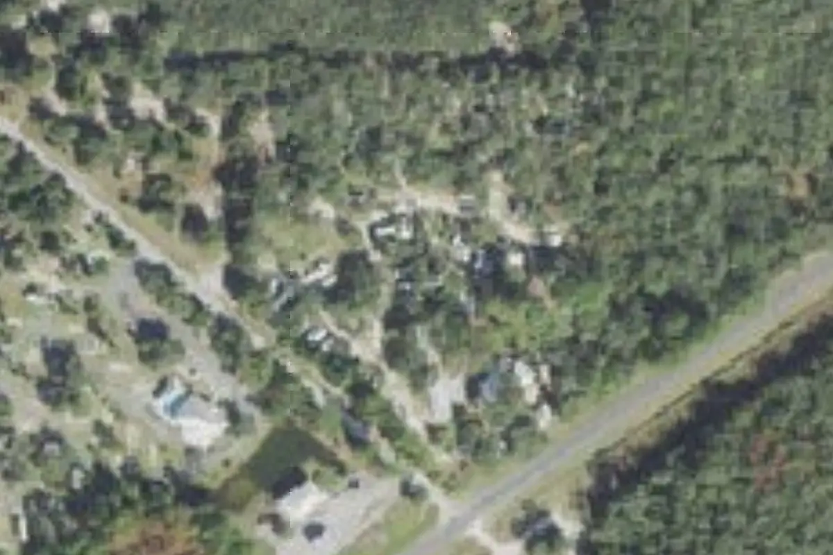 Aerial view of Cedar Blessings RV Park
