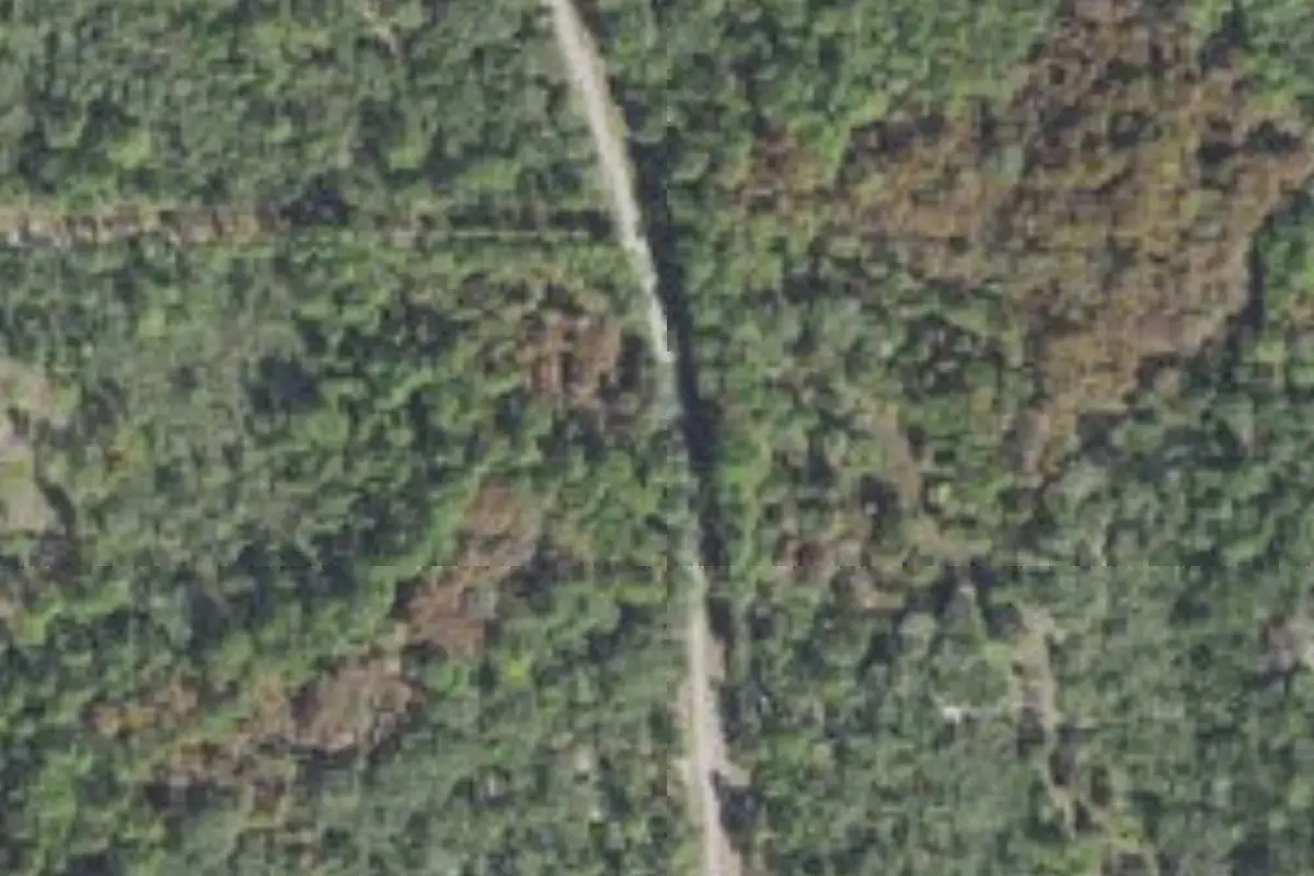 Aerial view of Cedar Key RV Resort