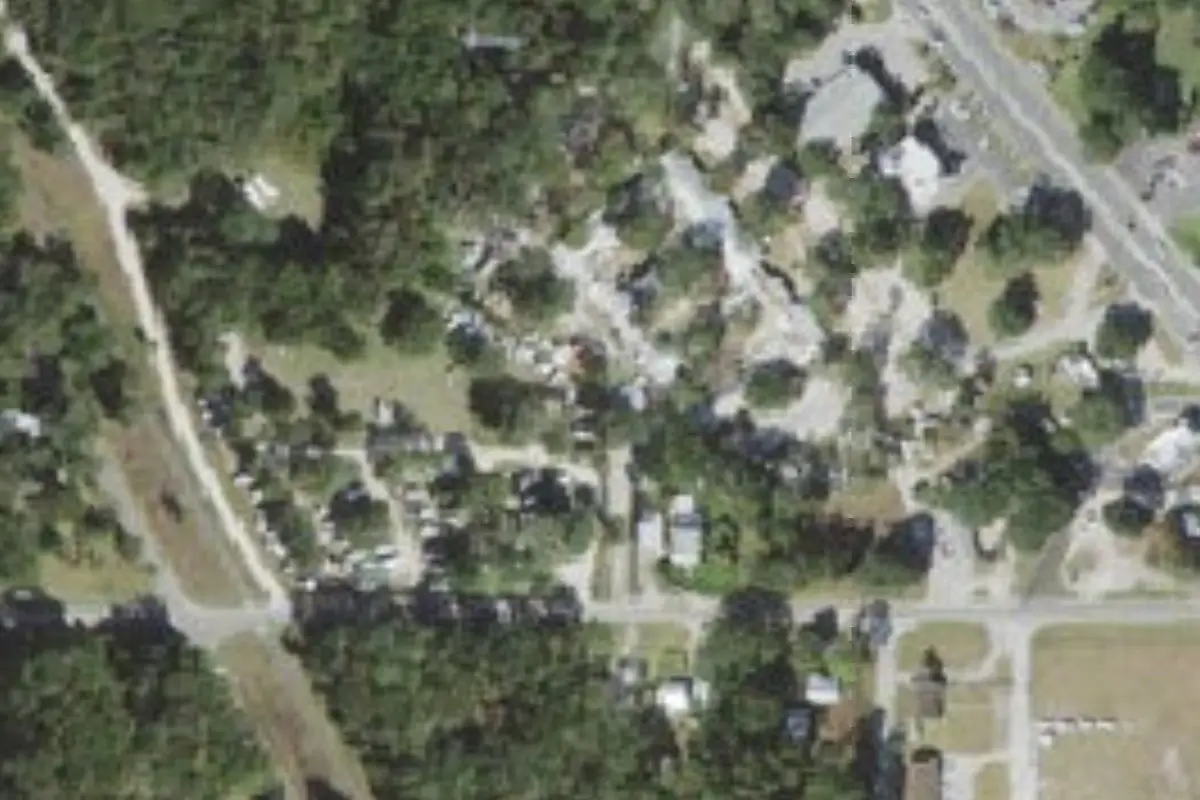 Aerial view of Chiefland RV Park