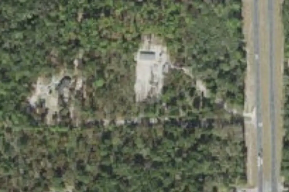 Aerial view of Caruth Camp