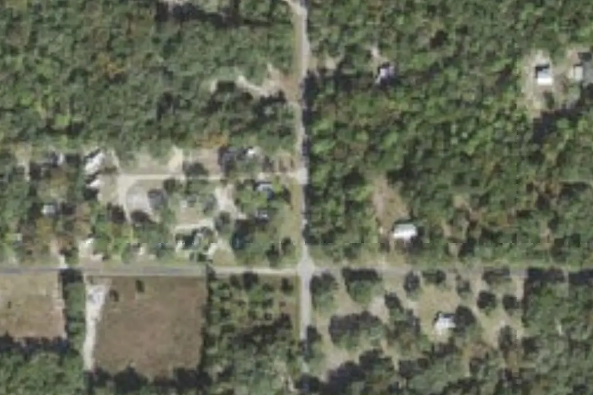 Aerial view of Manatee Springs RV Park