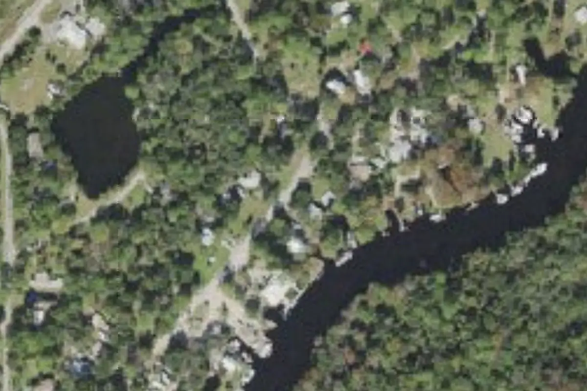 Aerial view of Old Florida RV Resort and Yacht Club