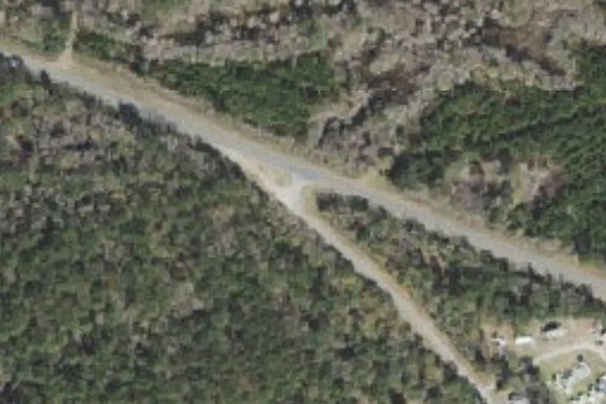 Aerial view of Ed and Bernice's Fish Camp