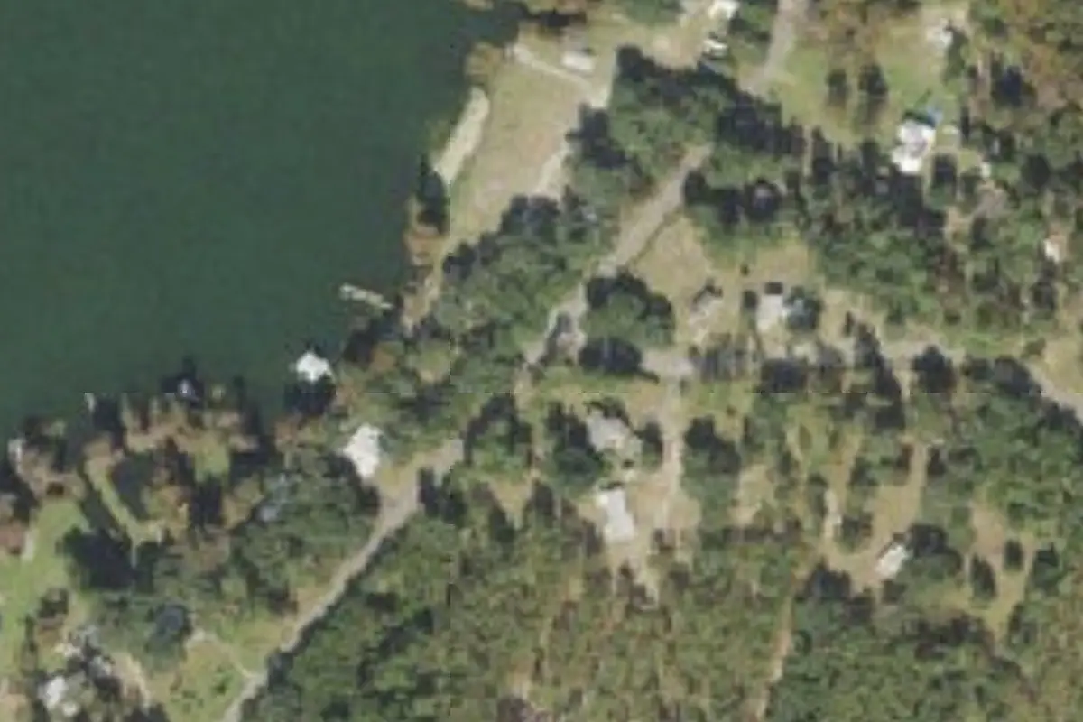 Aerial view of Sims Boating Club