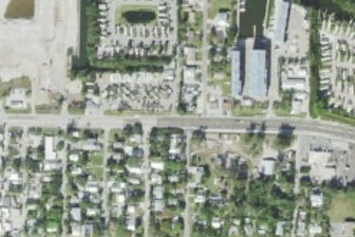 Aerial view of Buttonwood Inlet RV Resort