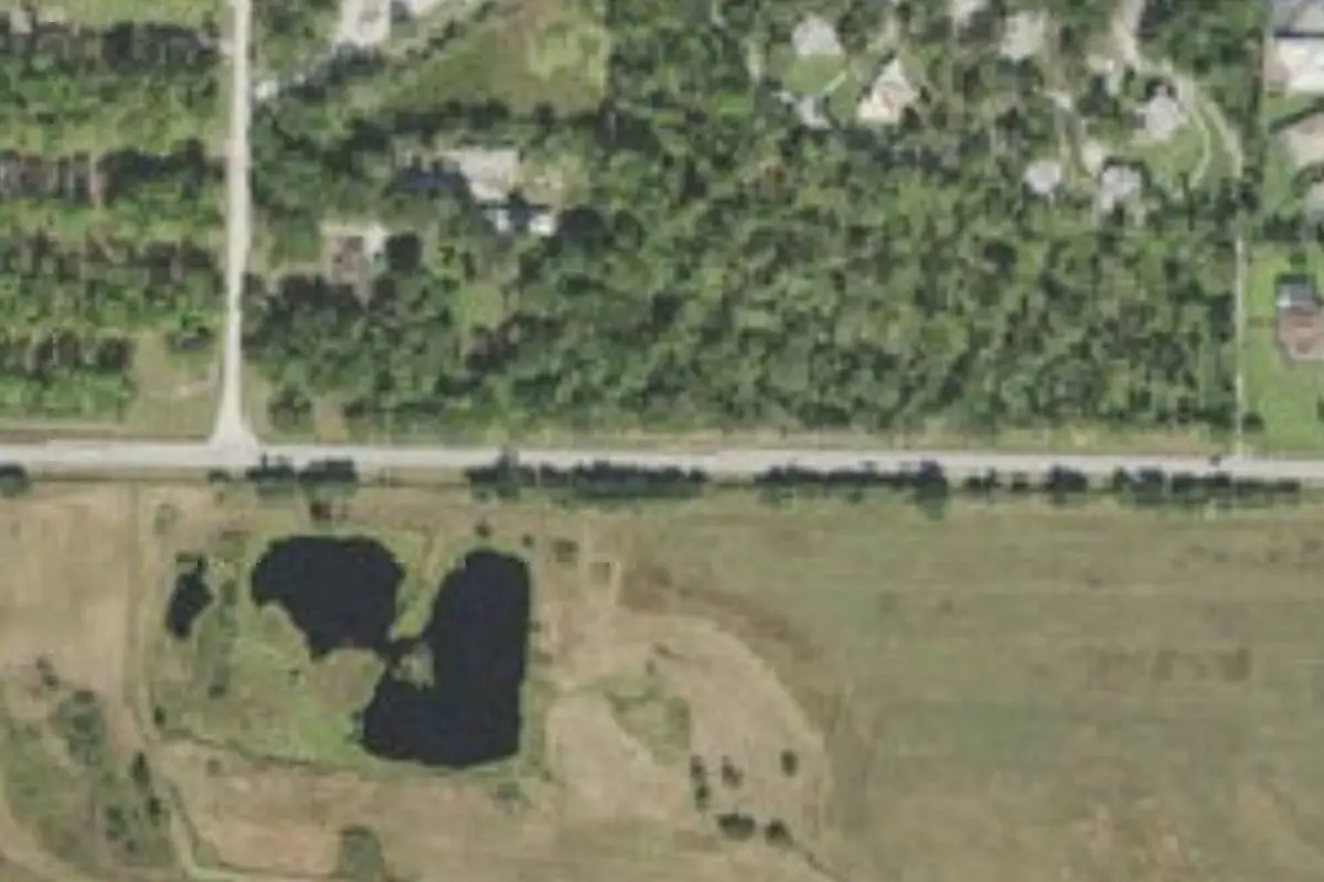 Aerial view of Camp Flying Eagle