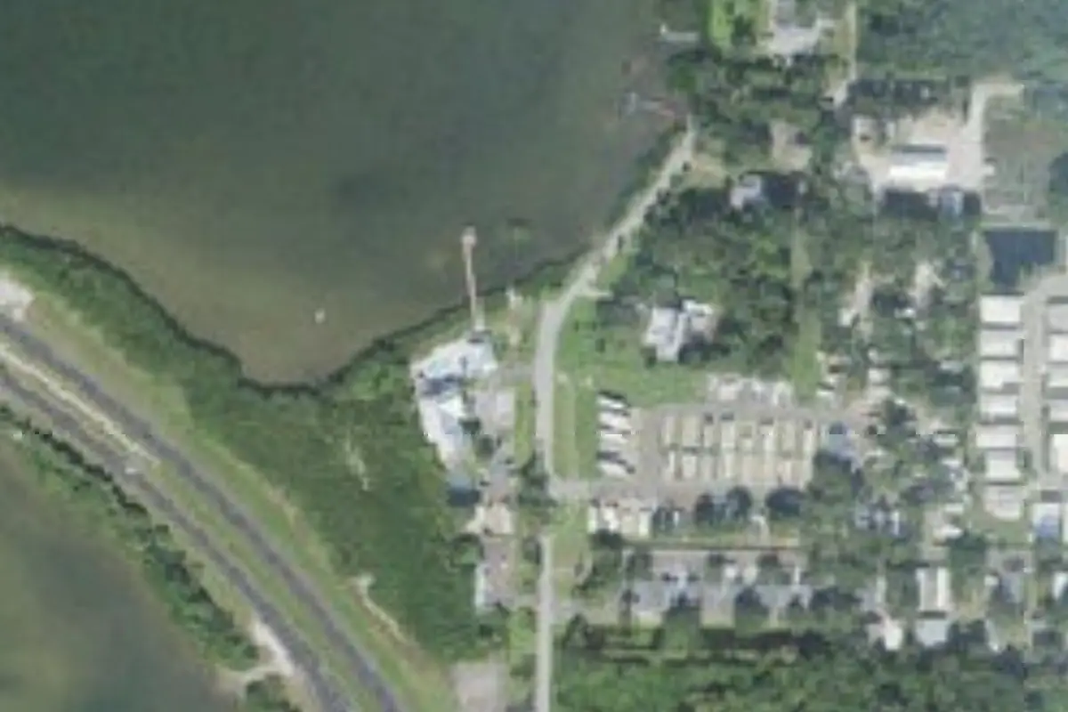 Aerial view of Fisherman's Cove RV Resort