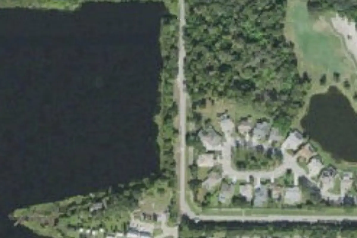 Aerial view of Jiggs Landing Outpost (Jiggs Landing Preserve)