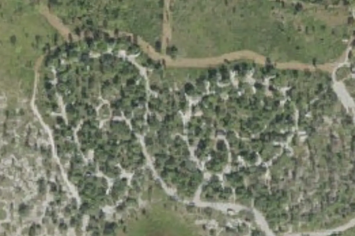 Aerial view of Lake Manatee State Park