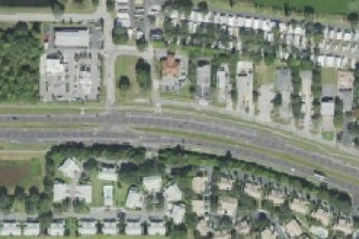Aerial view of Pleasant Lake RV Resort