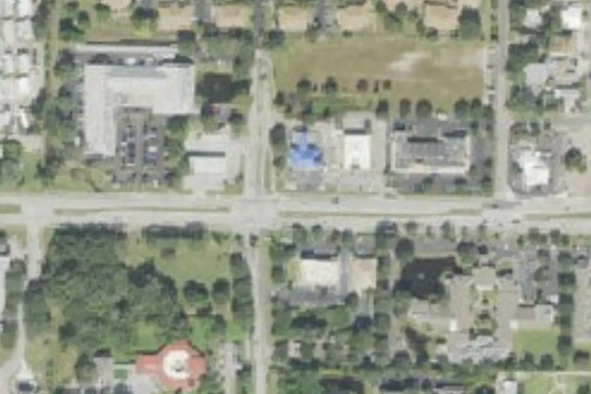 Aerial view of Royal Garden Estates