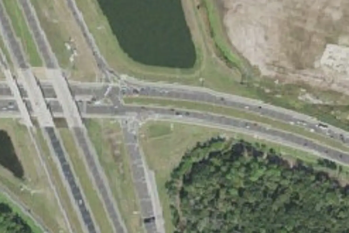 Aerial view of Timberlane RV Park and Resort