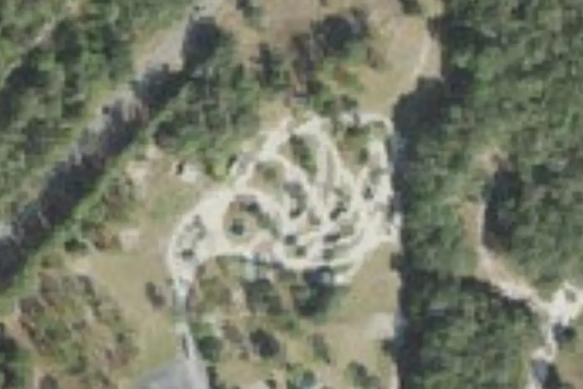 Aerial view of Ross Prairie Trailhead & Campground