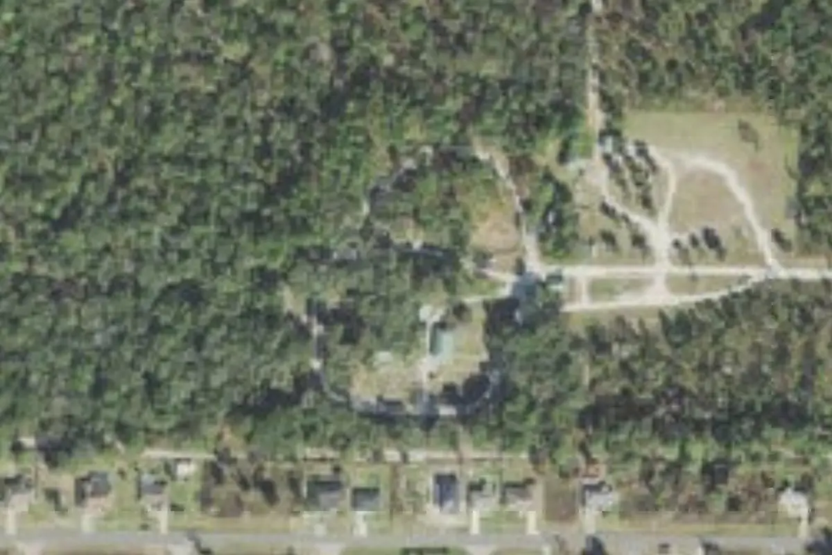 Aerial view of Shangri-La Trailhead & Campground