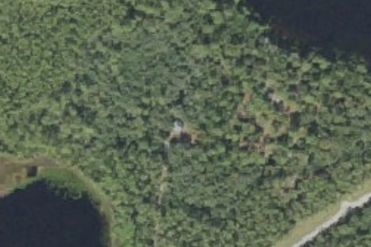 Aerial view of Fore Lake Campground (Fore Lake Recreation Area)