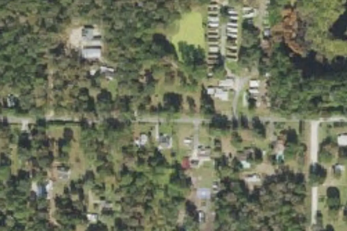 Aerial view of Golden Pond Village