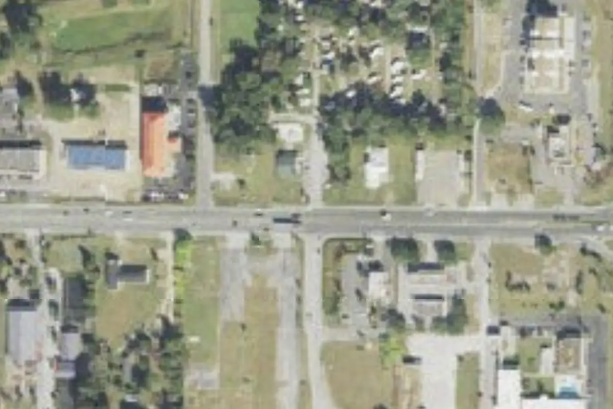 Aerial view of Holiday Trav-L-Park