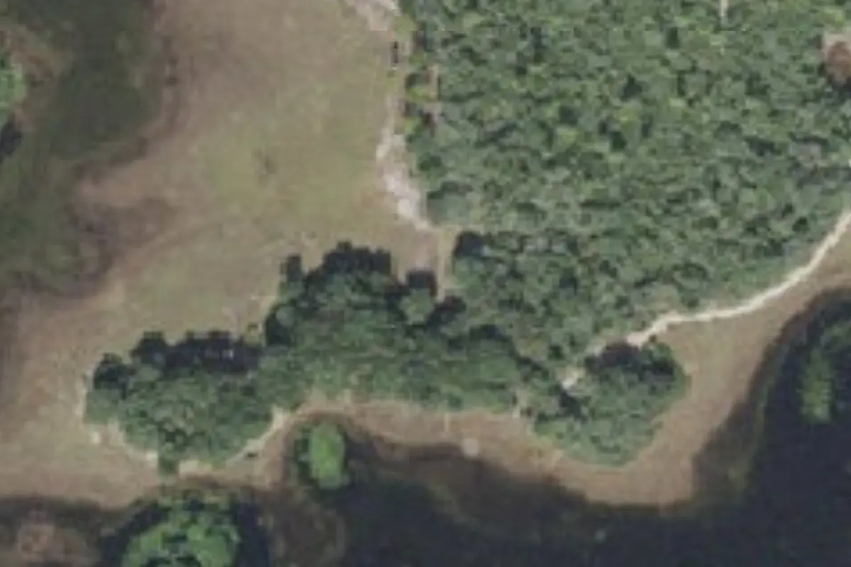Aerial view of Hopkins Prairie Campground