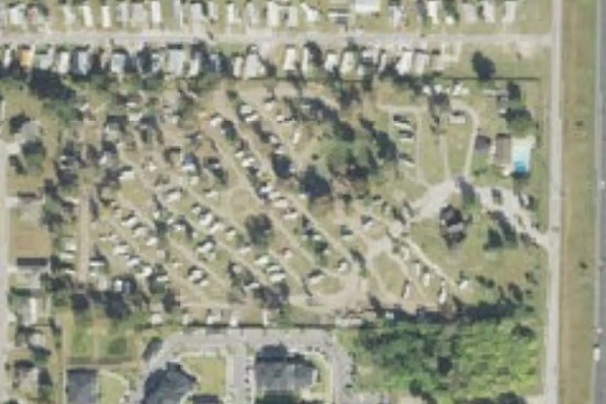 Aerial view of Ocala RV Camp Resort