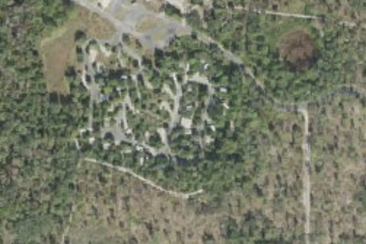 Aerial view of Rainbow Springs State Park