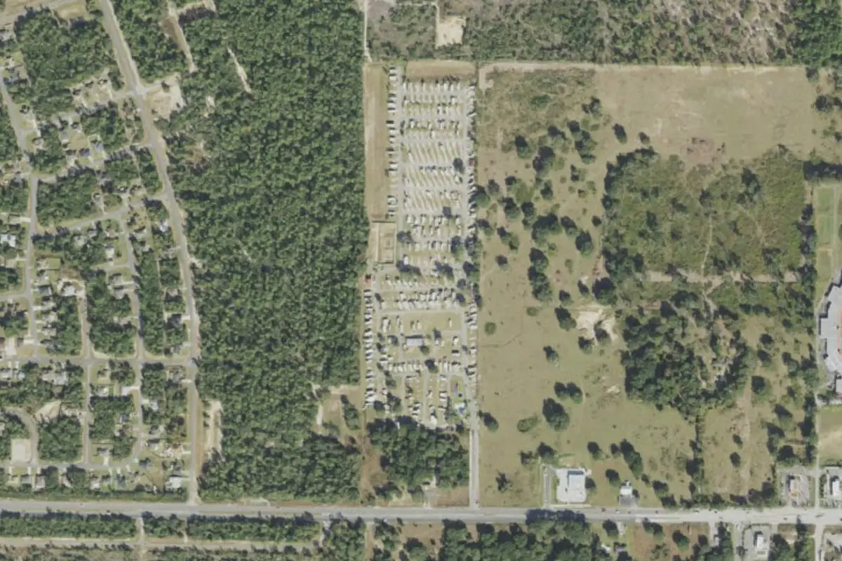 Aerial view of Sun Retreats Ocala Orange Lake