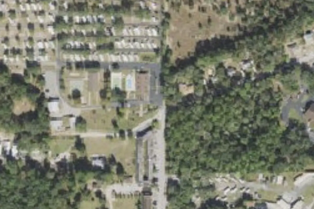 Aerial view of The Springs RV Resort