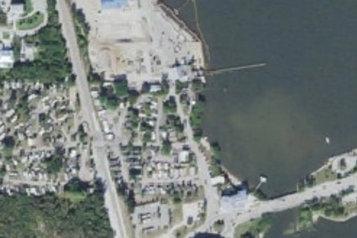 Aerial view of Jensen Beach RV Park