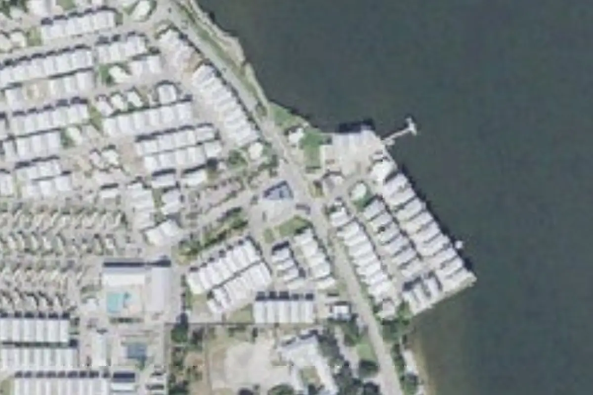 Aerial view of Ocean Breeze Resort