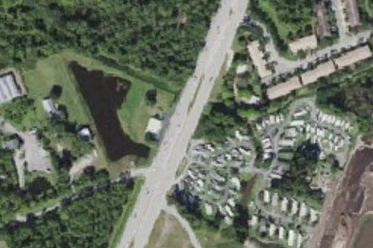 Aerial view of Seabranch RV Resort
