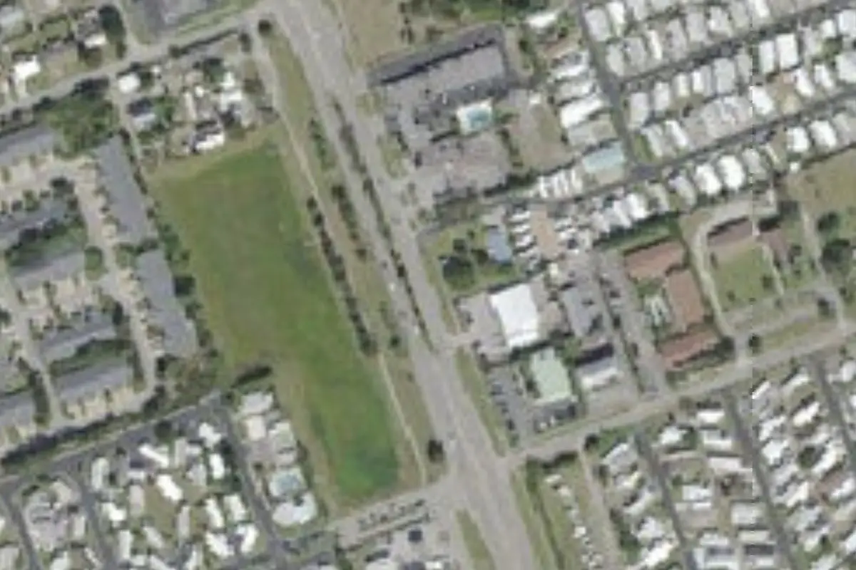 Aerial view of Seabreeze Mobile Homeowners