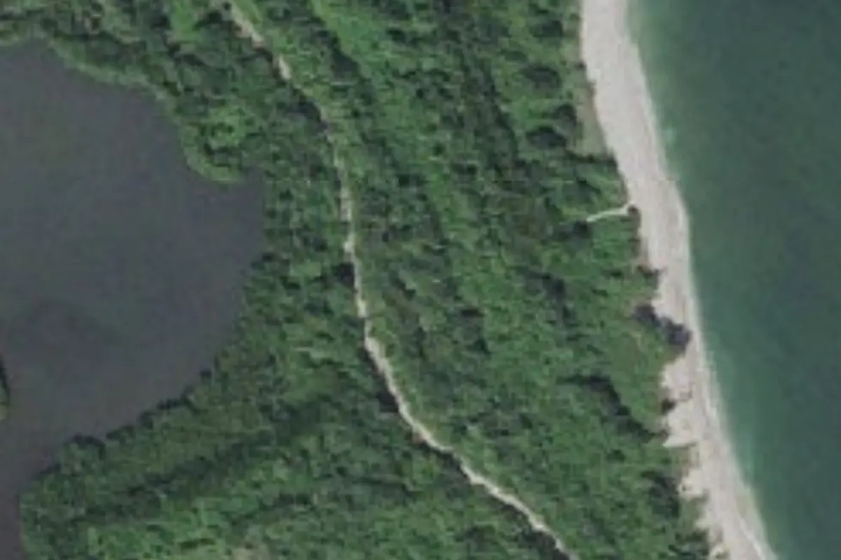 Aerial view of St. Lucie Inlet Preserve State Park