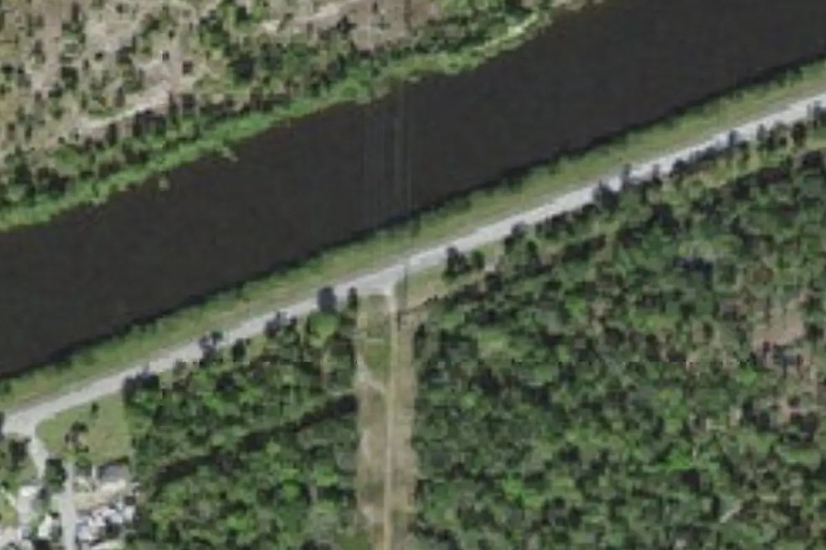 Aerial view of St Lucie Mobile Village